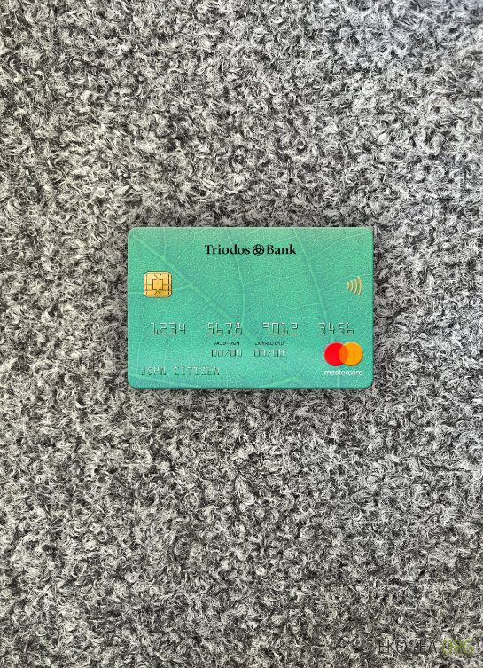 Pays , Bas Triodos Bank mastercard photolook recto